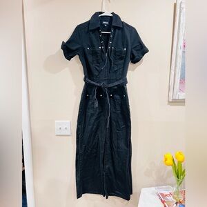 🔥Stylish Black Denim jumpsuit 🔥